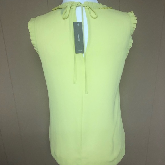 J.Crew Drapey Ruffle Trim Top - Picture 2 of 8